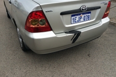 Rear bumper - before