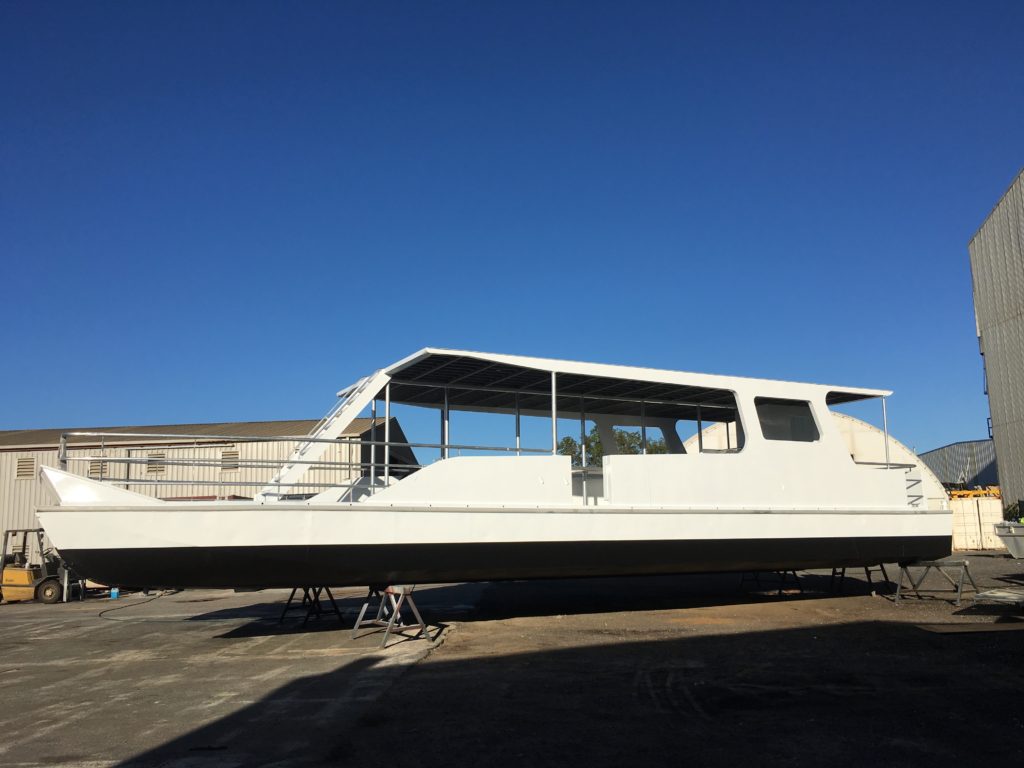 16mtr catamaran / barge destined for the Kimberley waters !! - Truck ...